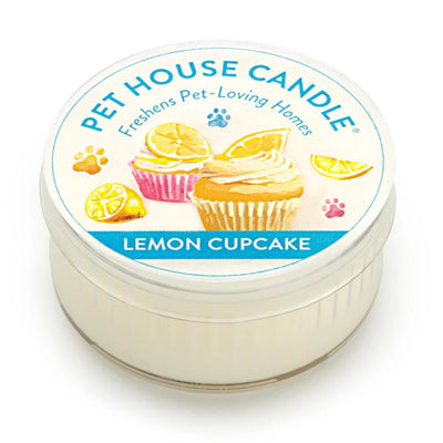 Pet House Candle Lemon Cupcake Mini  (Case of 12)