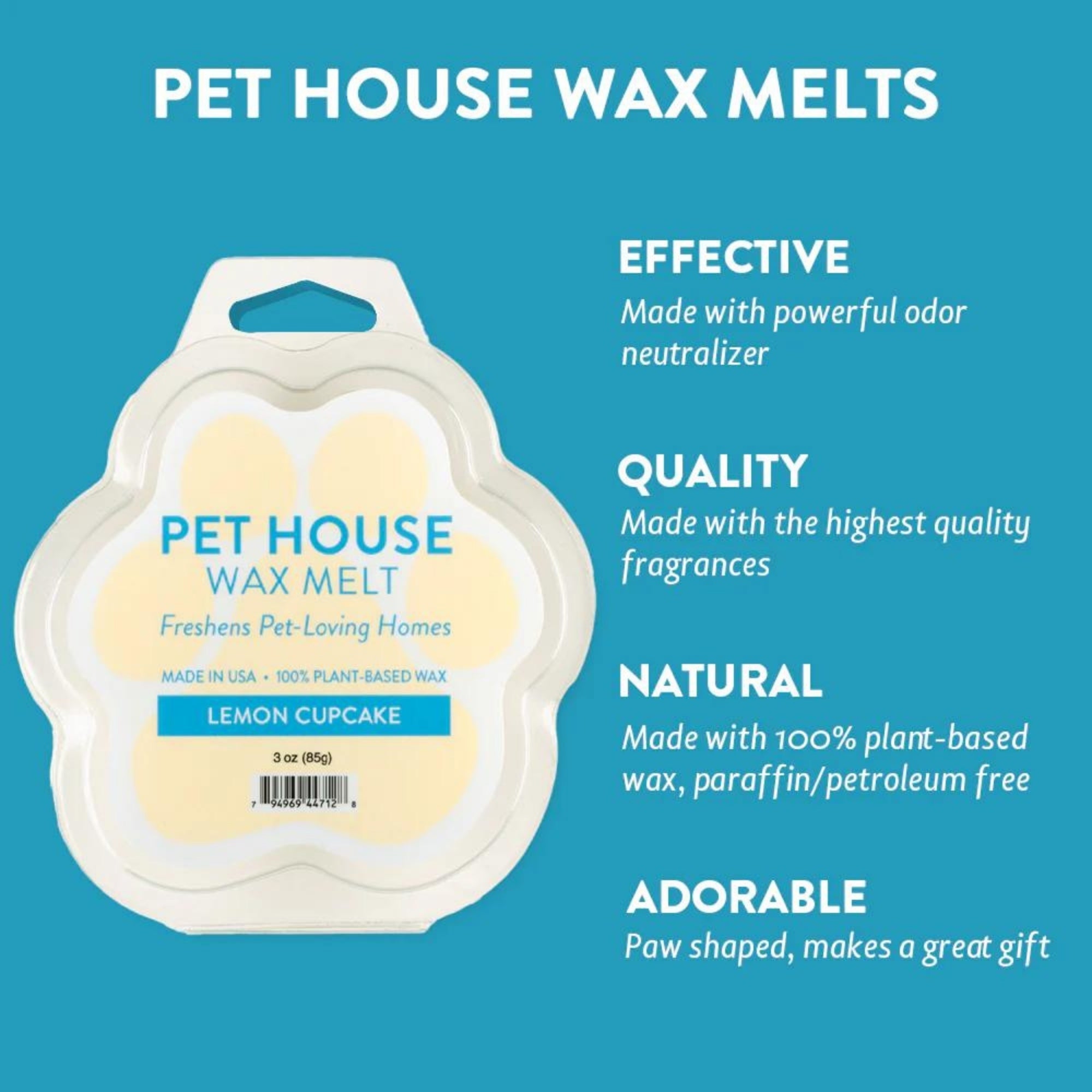 Pet House Candle Wax Melt Lemon Cupcake  (Case of 12)