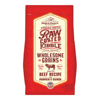 Stella & Chewy's Dog Wholesome Grain Raw Coated Beef 22Lb