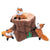 ZippyPaws Zippy Burrow Dog Toy Fox Stump 1ea/XL