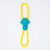 ZippyPaws ZippyTuff Monkey RopeTugz Dog Toy Teal/Yellow 1ea/MD