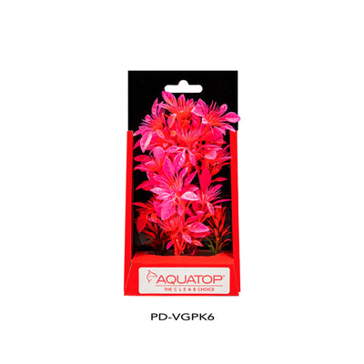 Aquatop Vibrant Garden Plant Pink 1ea/6 in