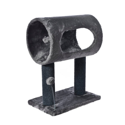 Max & Marlow Tunnel 2 Level Cat Tree w/ Toy 1ea