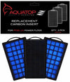 Aquatop Aquarium Carbon Cartridge for Hang on Power Filters For PF25-UV Power Filter 1ea/3 ct