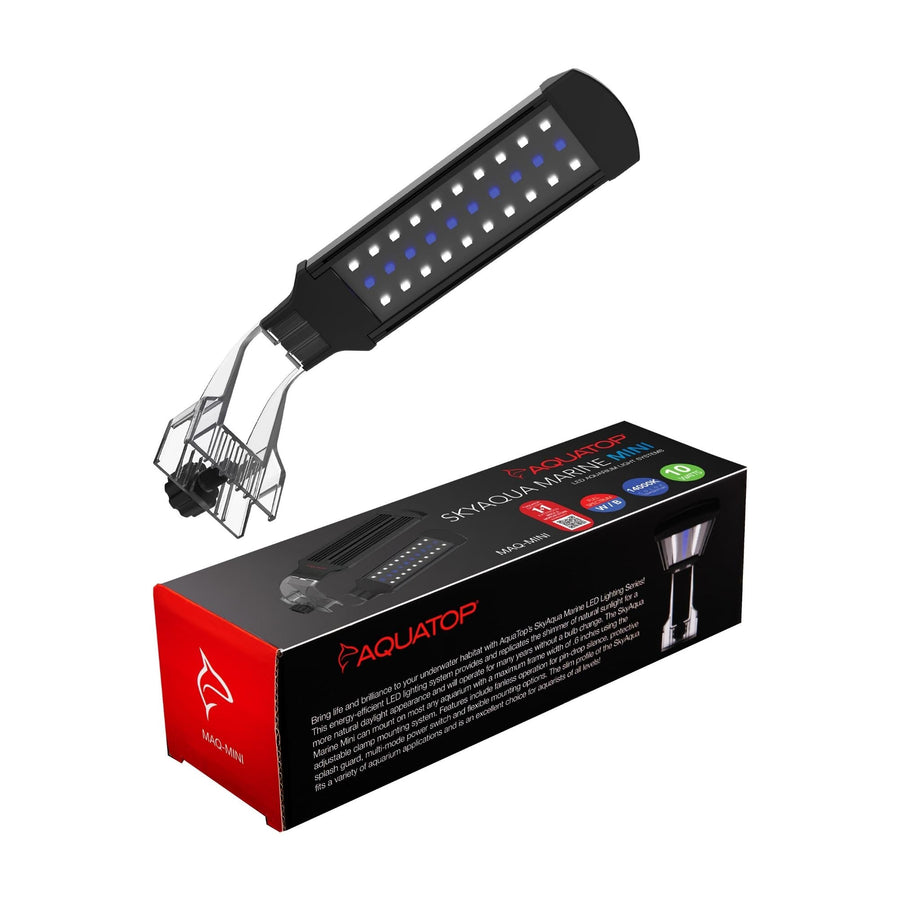 Aquatop SkyAqua Marine Mini LED Aquarium Light Fixture 10w