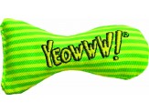 Yeowww! Stinkies Catnip Toy Yellow, Green 1ea/3 in, 12 pk