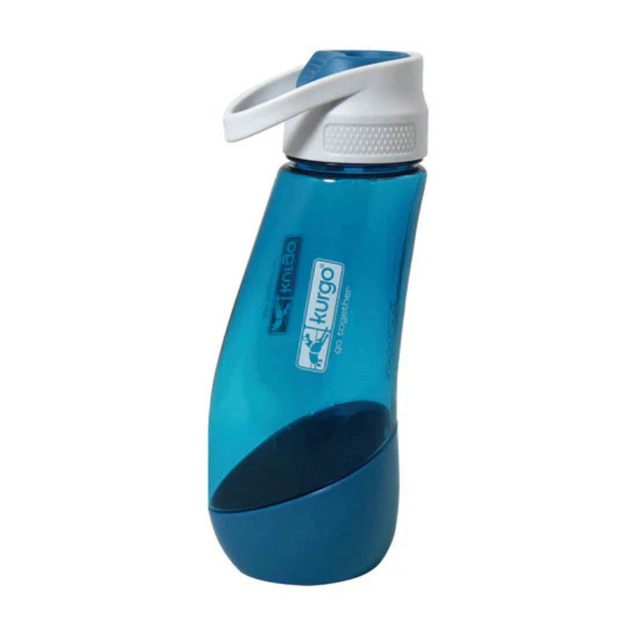 Kurgo Dog Gourd H2O Bottle & Bowl Blue