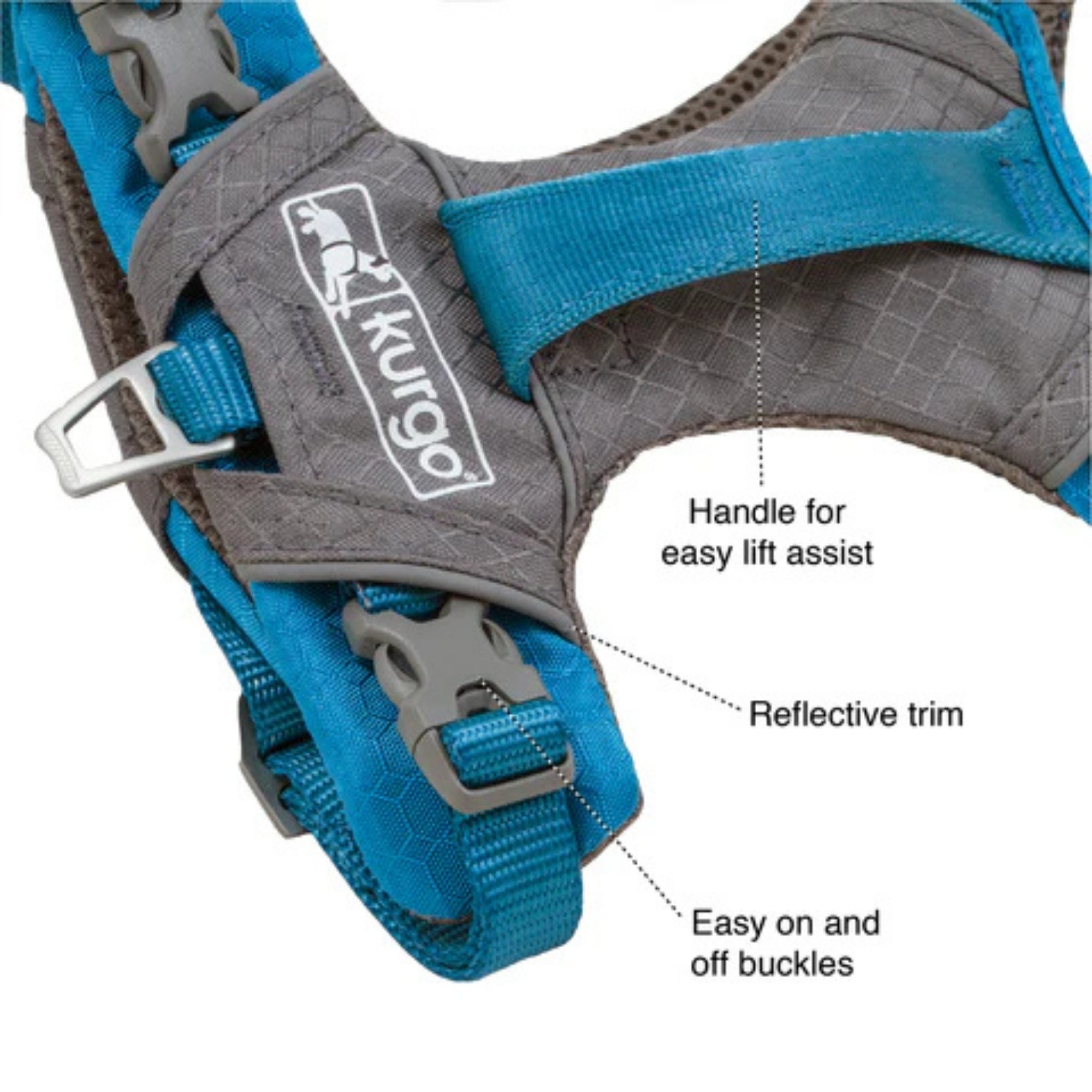 Kurgo Dog Journey Air Harness Red Small