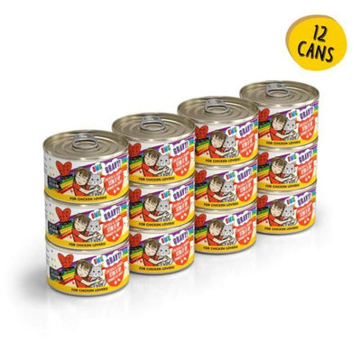 BFF Cat Omg Chicken and Salmon Stir It Up Dinner in Gravy 2.8oz. (Case of 12)