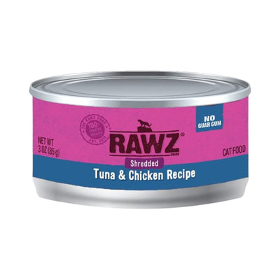 Rawz Cat Shredded Tuna Chicken 3oz. (Case of 18)