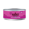 Rawz Cat Shredded Tuna Salmon 5.5oz. (Case of 24)