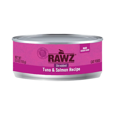 Rawz Cat Shredded Tuna Salmon 5.5oz. (Case of 24)