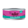 Rawz Cat Shredded Chicken Duck 5.5oz. (Case of 24)