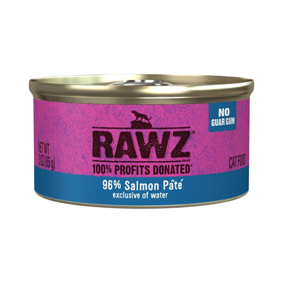 Rawz 96% Cat 3oz. Salmon Pate (Case of 18)