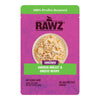 Rawz Shredded Cat Pouch Chicken Breast Cheese 2.46oz./8 Pouches/(Case of 6)