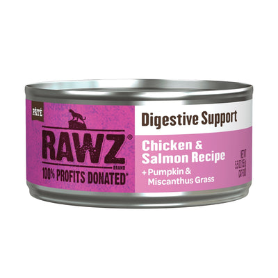 Rawz Digestive Cat 5.5oz. Chicken Salmon Pate (Case of 24)