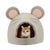 Outward Hound Novelty Pet Hut Covered Domed Cat Bed Grey Mouse, 1ea/One Size