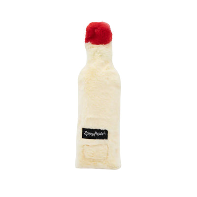Zippypaws Holiday Crusherz Elf Nog Red/White Medium