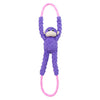 ZippyPaws RopeTugz Dog Toy Monkey Purple 1ea/LG