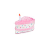 ZippyPaws Birthday Cake Dog Toy Pink 1ea/MD