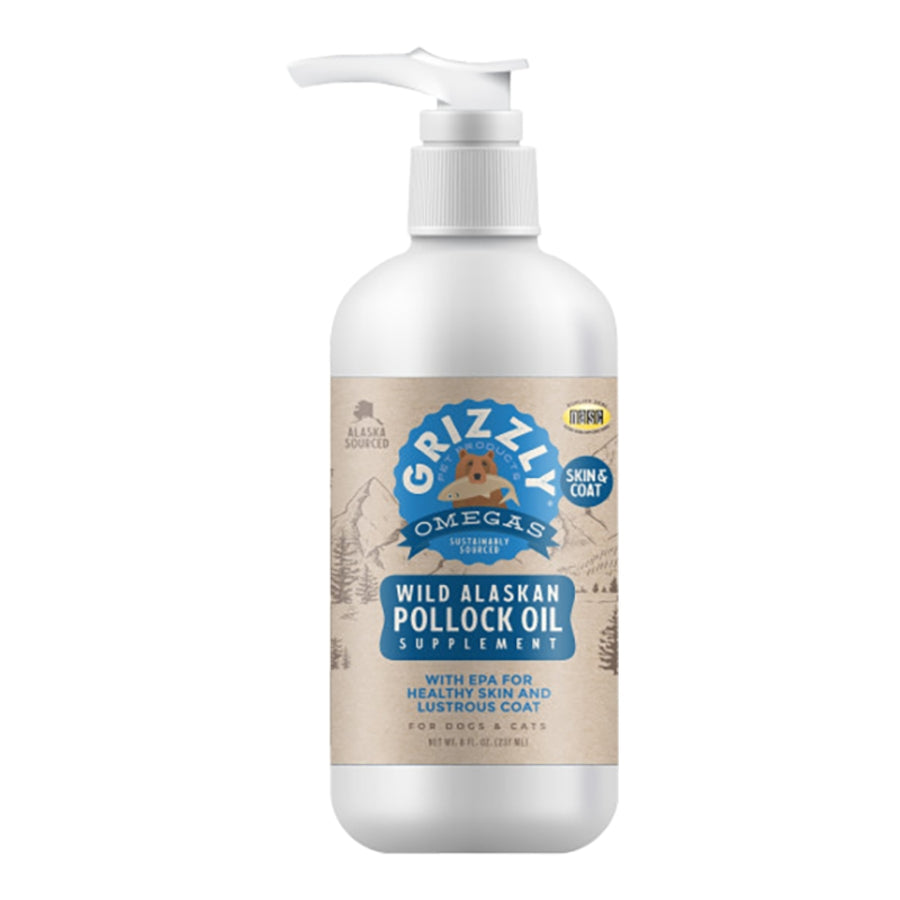 Grizzly Dog Pollock Oil 8Oz