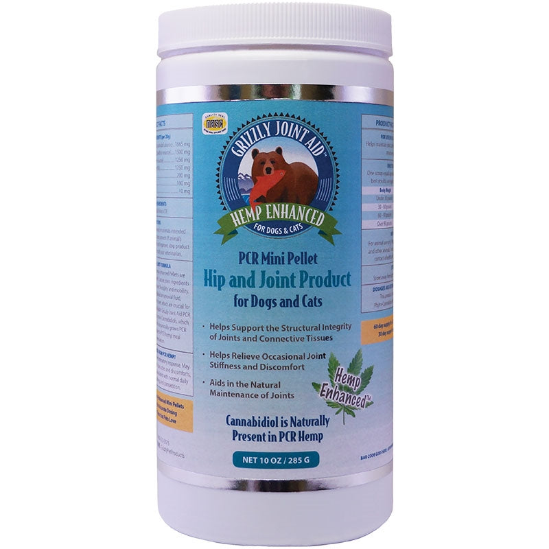 Grizzly Dog Cat Pcr Joint Aid Pellet 10oz.