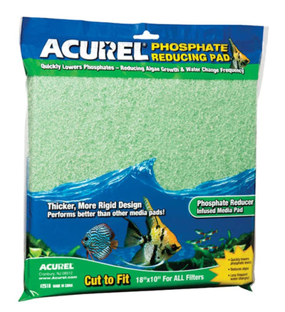 Acurel Cut to Fit Infused Media Pad Phosphate Reducing, Green, 1ea/18 In X 10 in