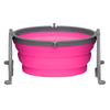 Loving Pets Travel Dog Bowl Pink 1ea/SM