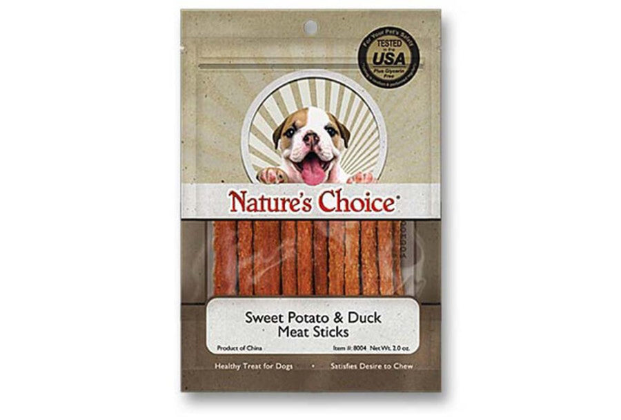 Loving Pets Meat Sticks Dog Treats Duck  Sweet Potato, 1ea/2 oz