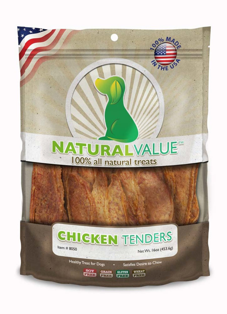 Loving Pets Natural Value Tender Dog Treats Chicken, 1ea/14 oz
