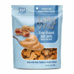 Loving Pets Bone-Shaped Soft Jerky Dog Treat Chicken & Peanut Butter 1ea/6 oz