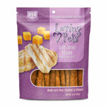 Loving Pets Soft Jerky Sticks Dog Treat Chicken  Cheese, 1ea/6 oz
