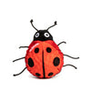 Fabdog Dog Faball Ladybug Small