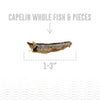 Icelandic Dog Capelin Fsh Whl Bulk 12 oz. 8 ea Per Box