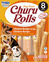 **Inaba Dog Churu Rolls Chicken Wraps 6Ct/3.36Oz