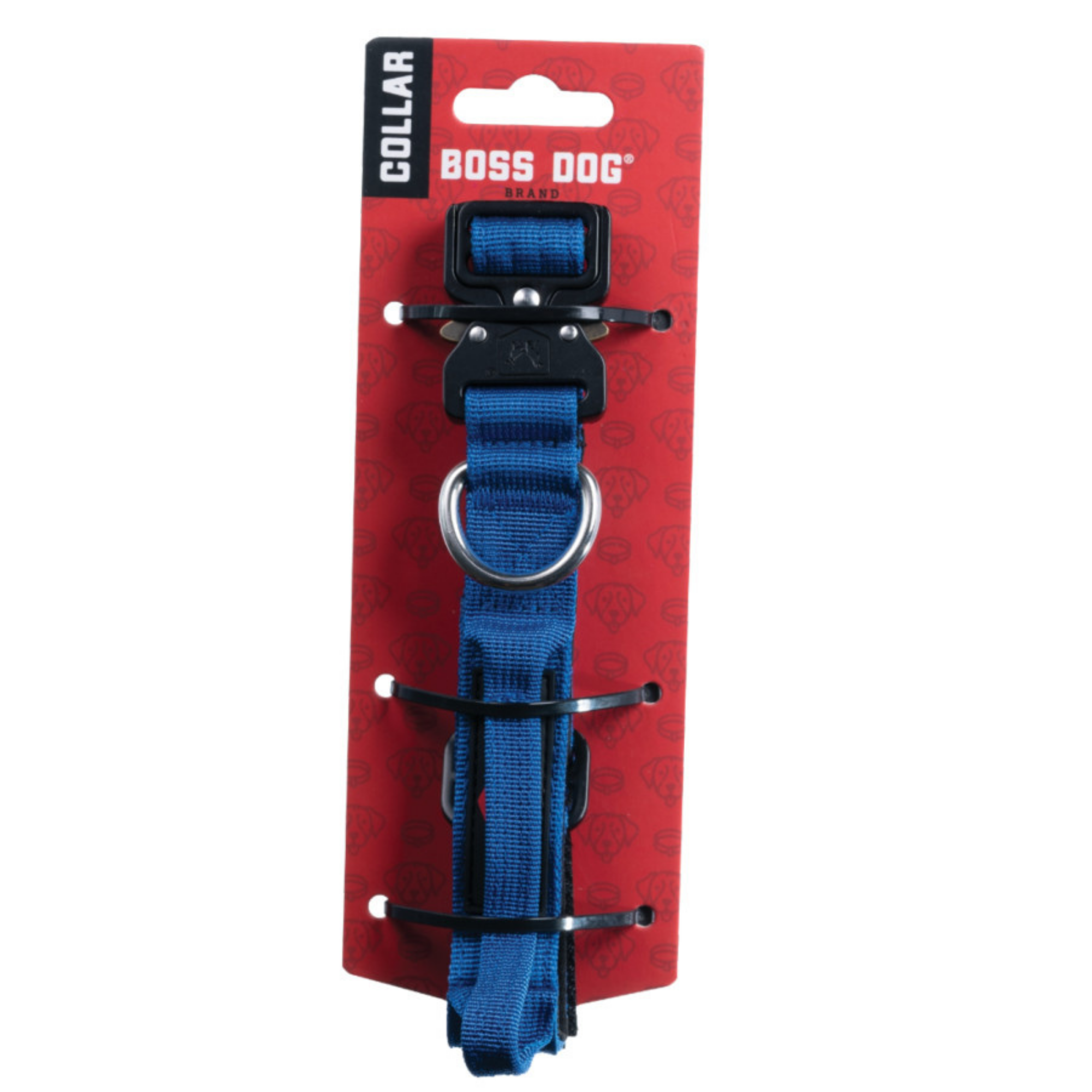 Boss Dog Tactical Adjustable Dog Collar Blue, 1ea/Small, 13-16 in Default Title