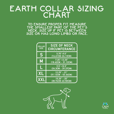 Calm Paws Earth Collar For Dog Recovery Small 5.75-9.5in.