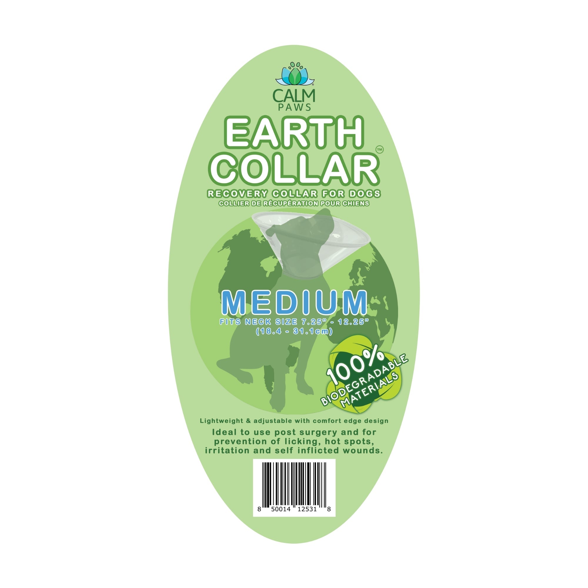 Earth Collar For Dog Recovery Medium 7.25-12.25in.