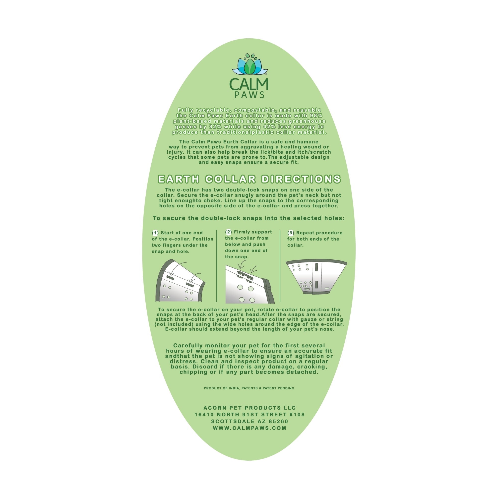 Earth Collar For Dog Recovery XXLarge 15.25-25in.