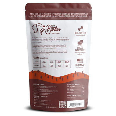 Beg & Barker Pork Heart Chips Dog Treats 1ea/8 oz