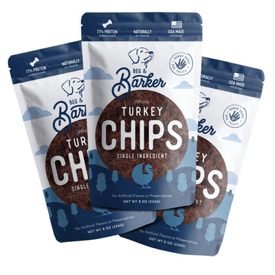 Beg & Barker Whole Turkey Chips Dog Treats 1ea/8 oz