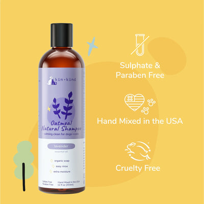 **Kin+Kind Shampoo Oatmeal Lavender 12oz.