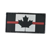 Boss Dog Tactical Collar Patch Canadian Thin Red Line, One Size (Case of 6)