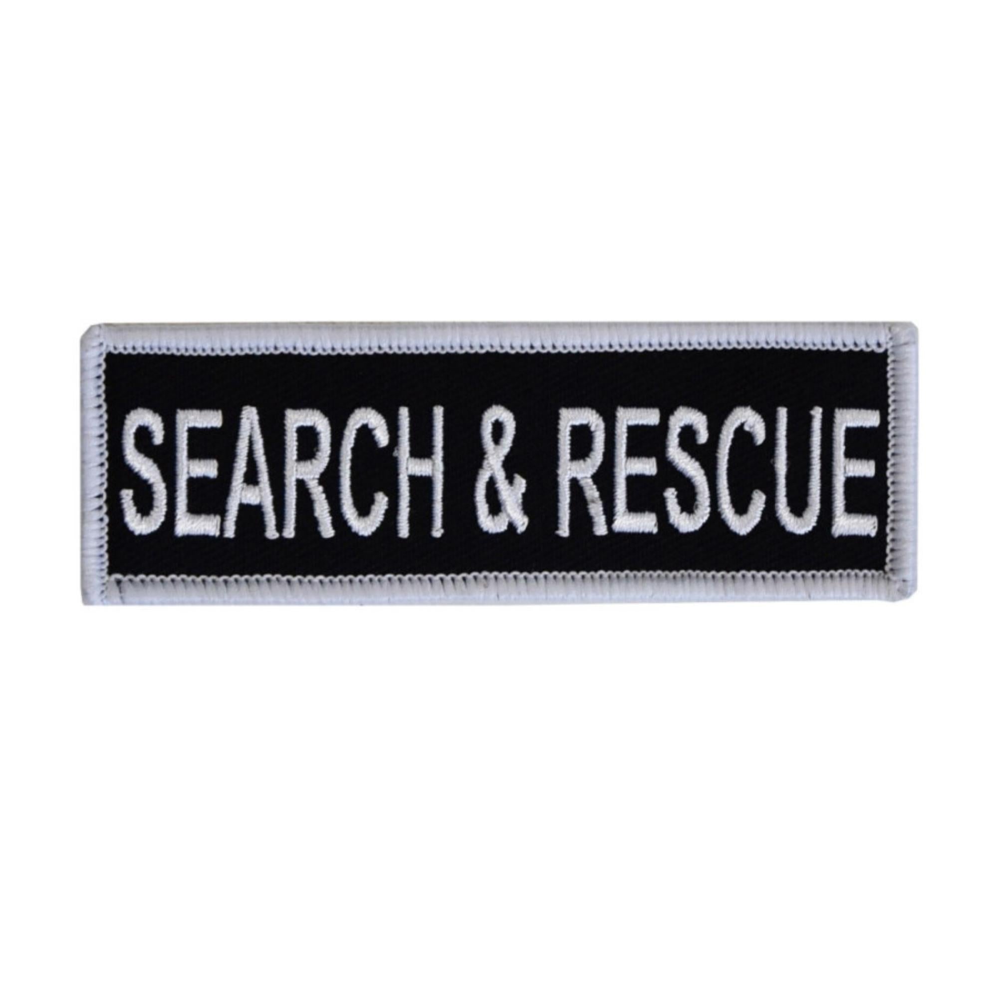 Boss Dog Tactical Harness Patch Search & Rescue, 6ea/Large Default Title