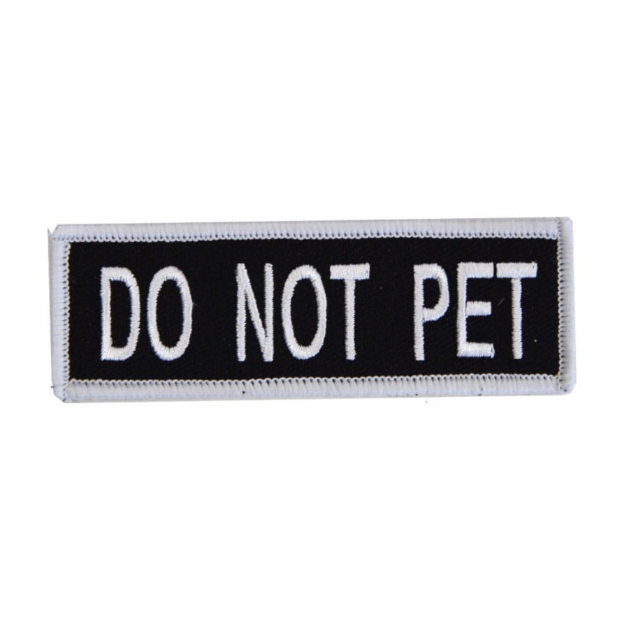Boss Dog Tactical Harness Patch Do Not Pet, 6ea/Small Default Title