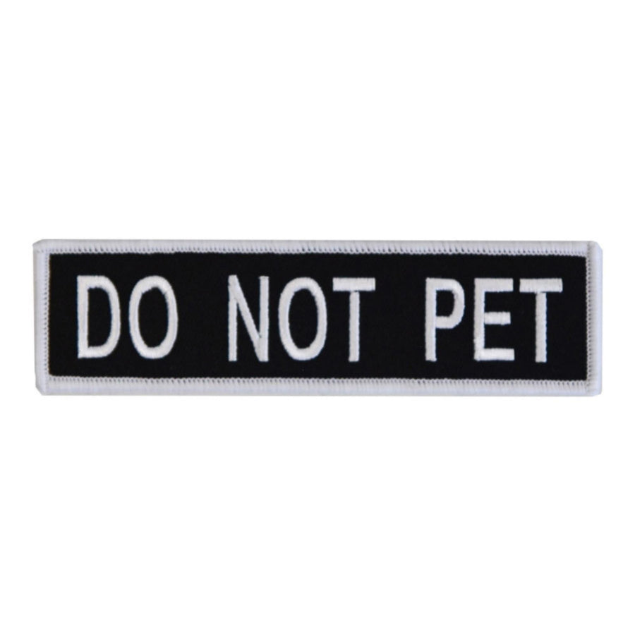 Boss Dog Tactical Harness Patch Do Not Pet, 6ea/Large Default Title