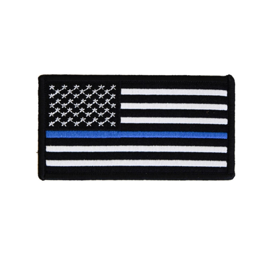 Boss Dog Tactical Harness Patch USA Thin Blue Line, 6ea/Large Default Title