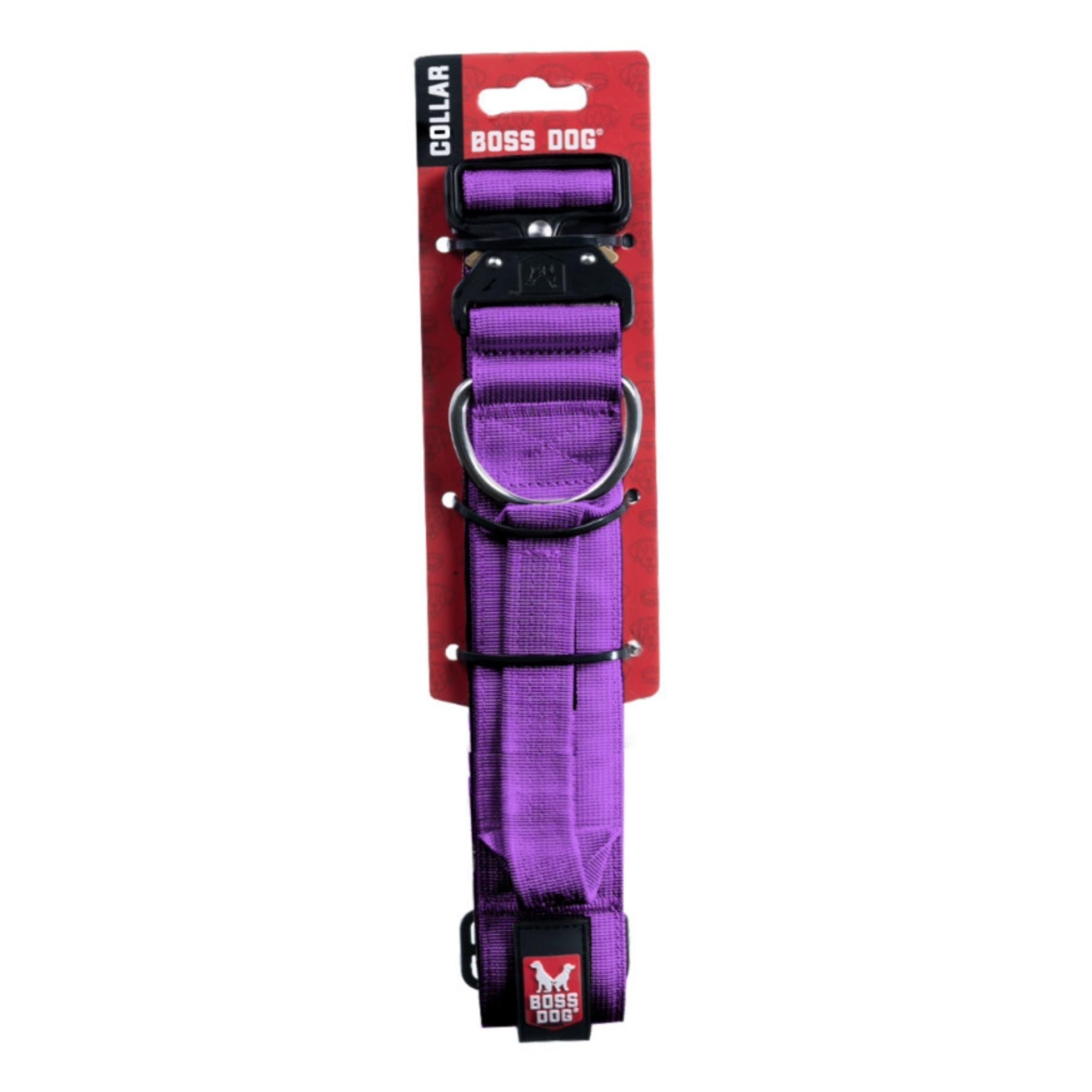 Boss Dog Tactical Adjustable Dog Collar Purple, 1ea/XLarge, 20-28 in Default Title