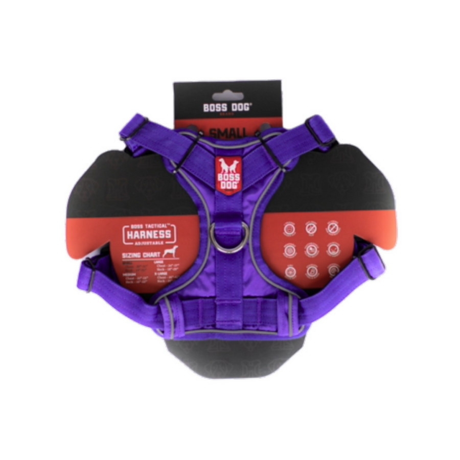 Boss Dog Tactical Dog Harness Purple, 1ea/Small Default Title