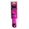 Boss Dog Tactical Adjustable Dog Collar Hot Pink, 1ea/LG